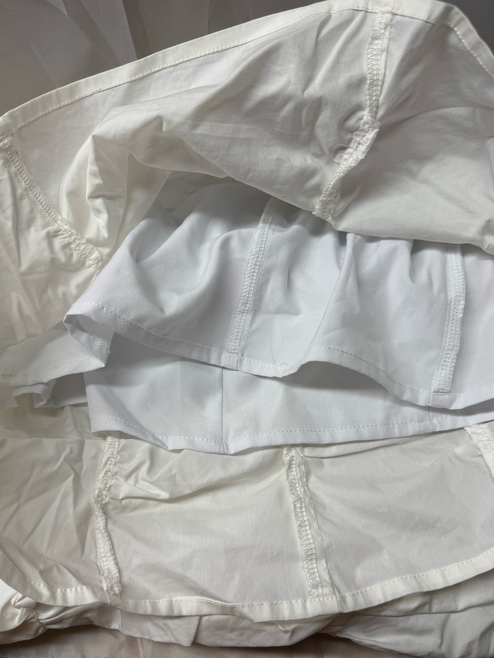 Superdown Revolve White Ruched Puff Sleeve Mini Dress - Picture 5 of 10